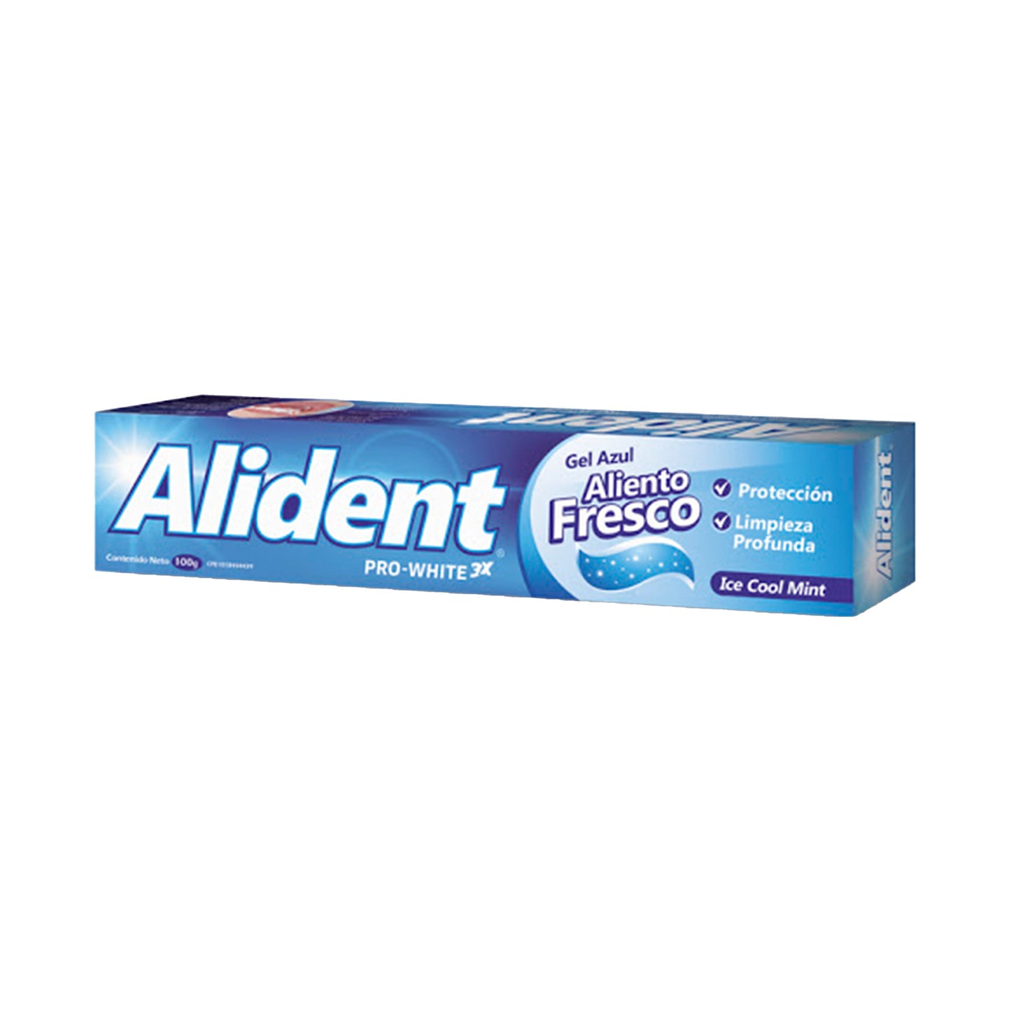 Crema Dental Alident Gel Azul Aliento Fresco 100gr | 12 Unidades