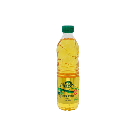 Aceite de Soya Amacorp 500ml | 12 Unidades