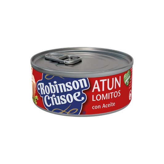 Atún con Aceite Robinson Crusoe 140g | 24 Unidades