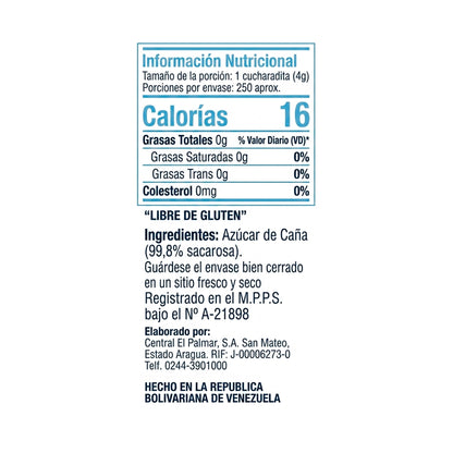 Azúcar Montalban Refinada 1kg | 20 Unidades
