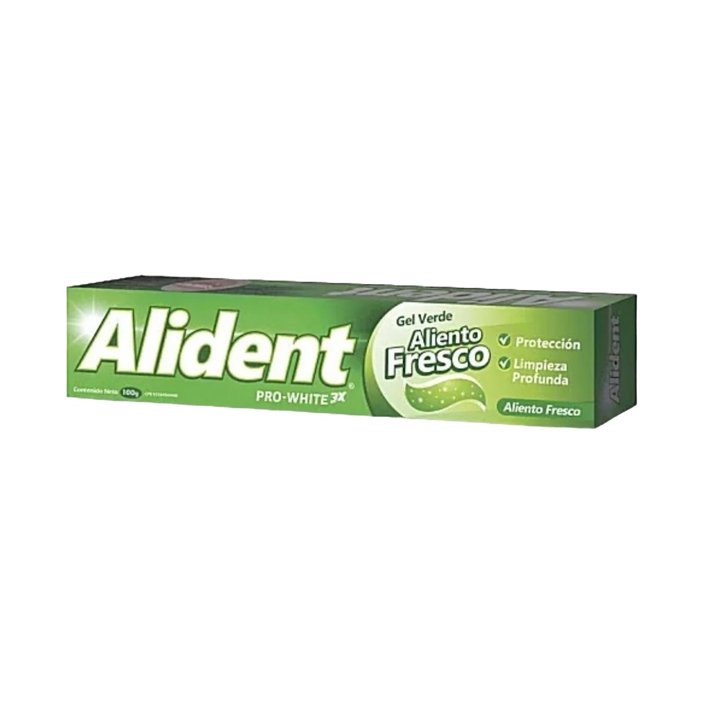 Crema Dental Alident Gel Verde Aliento Fresco 100gr | 12 Unidades