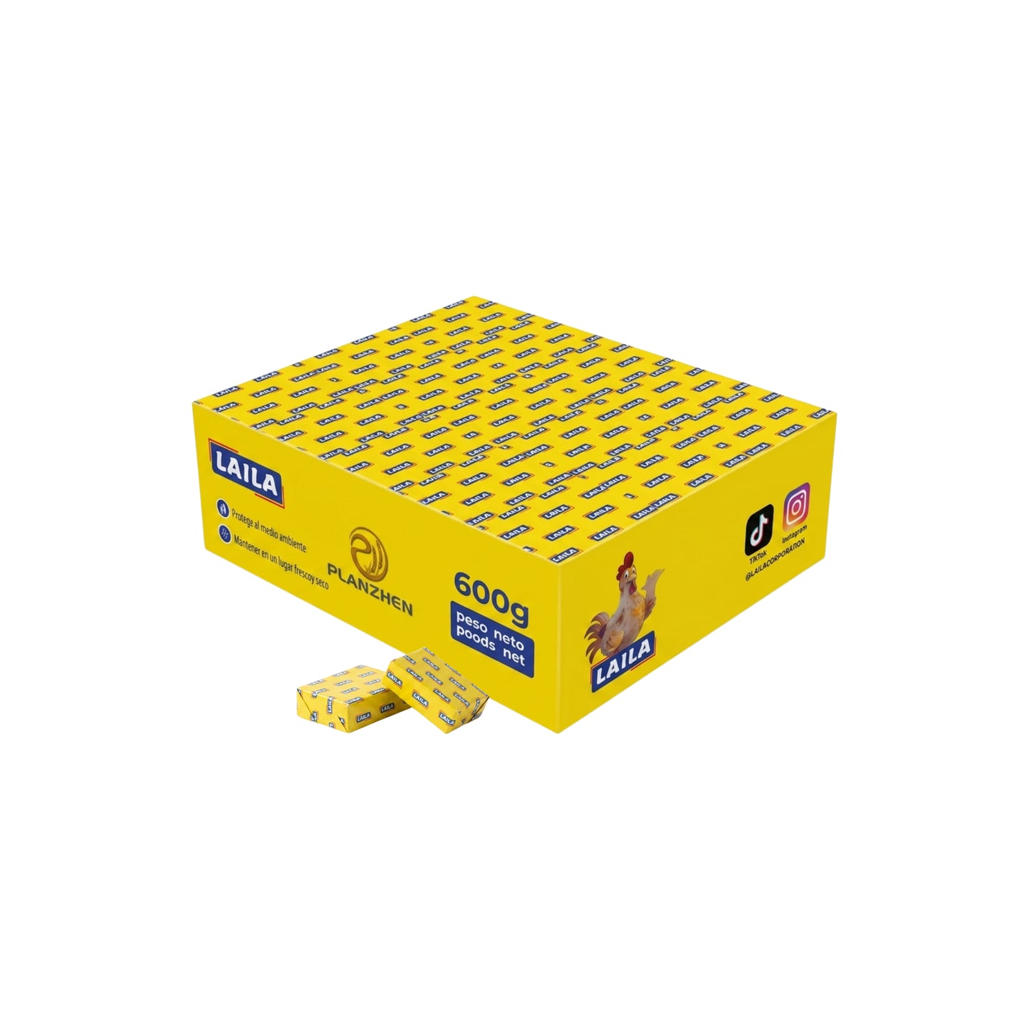 Cubitos Laila 60 uds x 10gr | 1 Unidad
