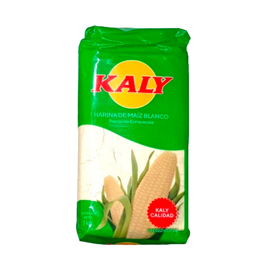 Harina Kaly Premium de Maíz 1kg | 20 Unidades