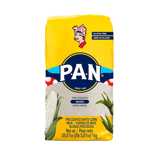 Harina PAN de Maíz Blanco Precocida 1kg | 20 Unidades