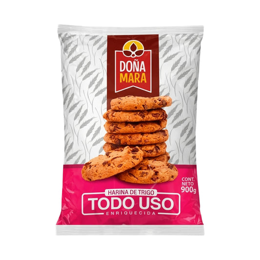 Harina de Trigo Doña Mara Todo Uso Enriquecida 1kg | 10 Unidades