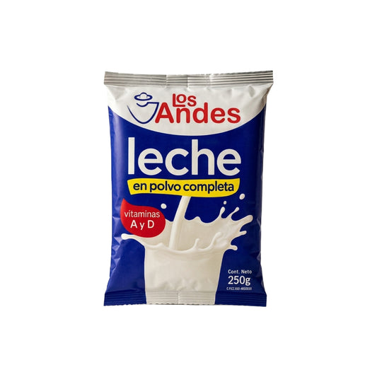 Leche en Polvo Los Andes 250gr | 48 Unidades