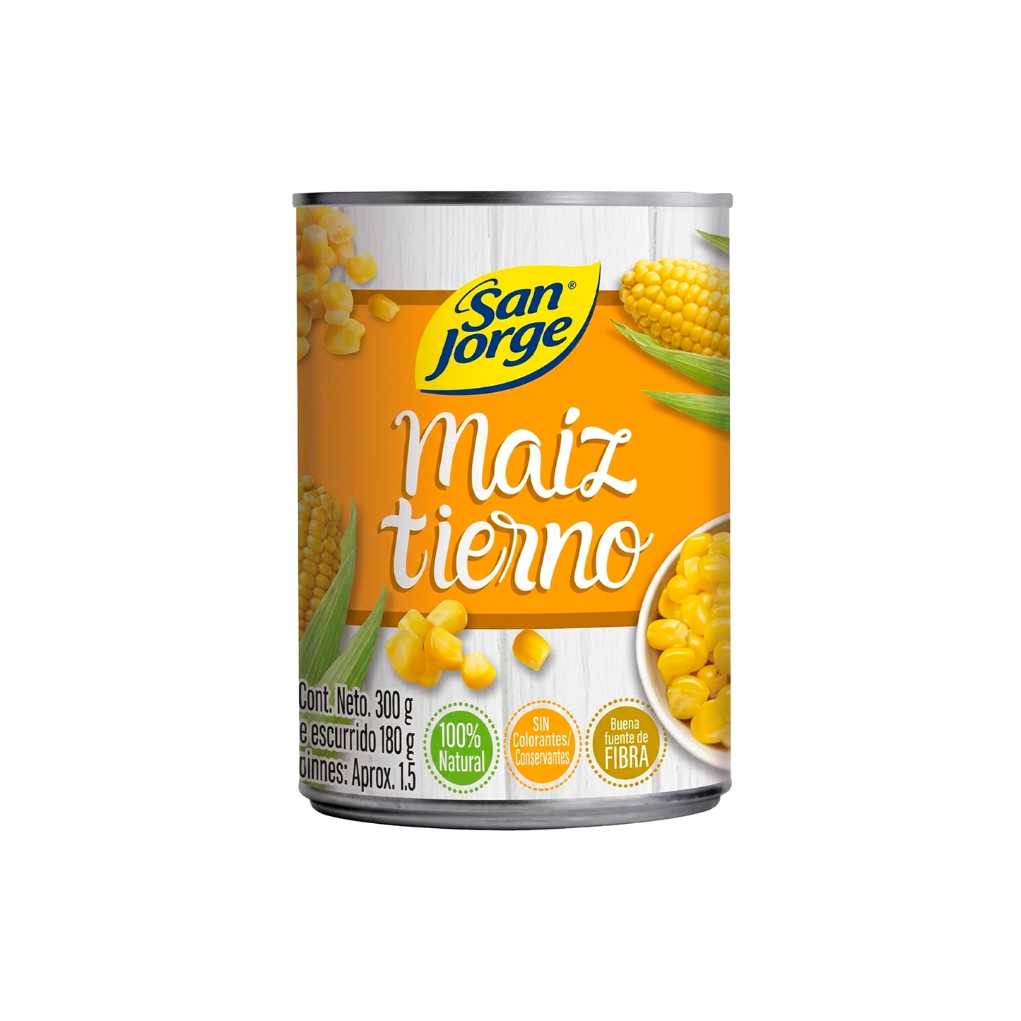 Maíz Dulce San Jorge 300gr | 24 Unidades