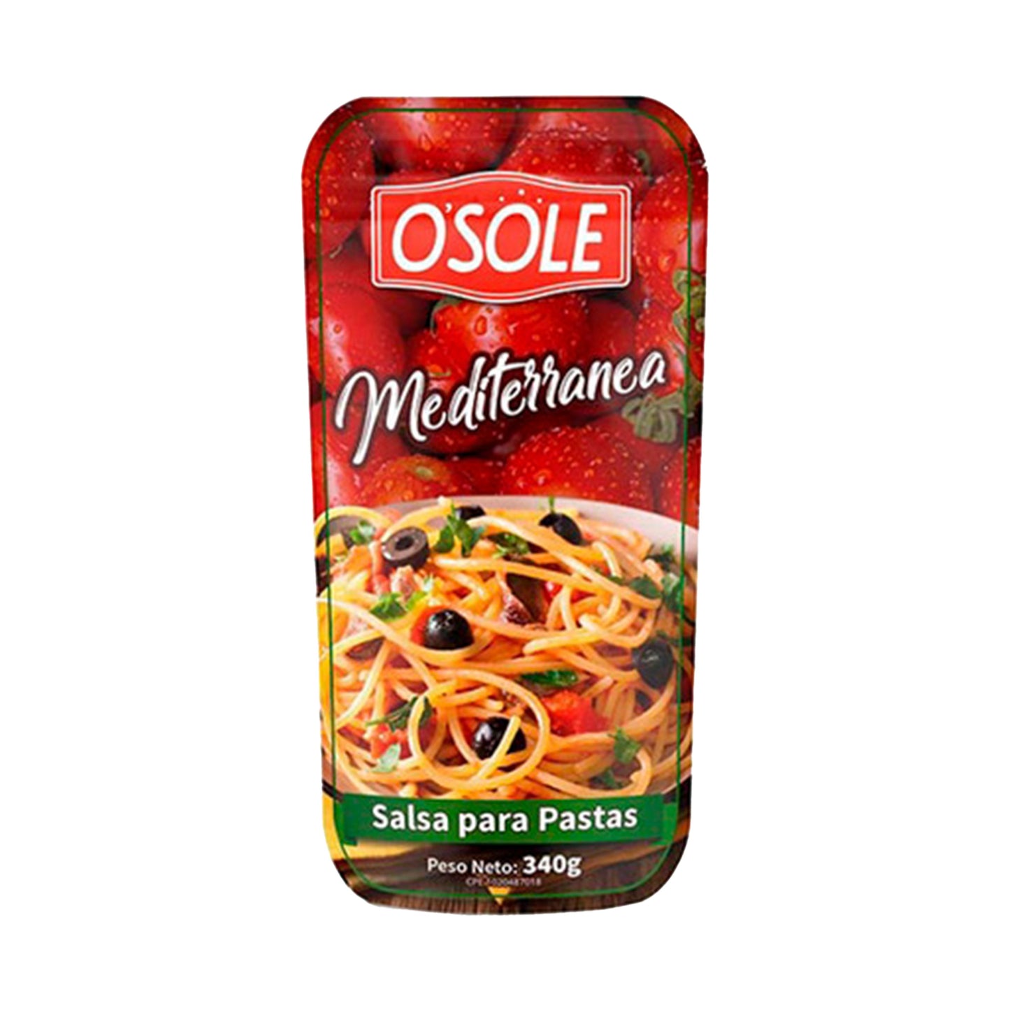 Salsa Mediterranea Osole 340gr | 24 Unidades