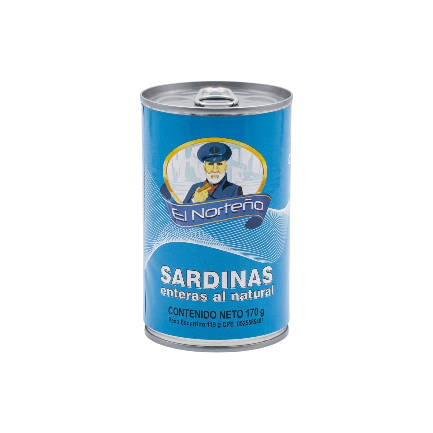 Sardina Enteras al Natural El Norteño 170gr | 24 Unidades