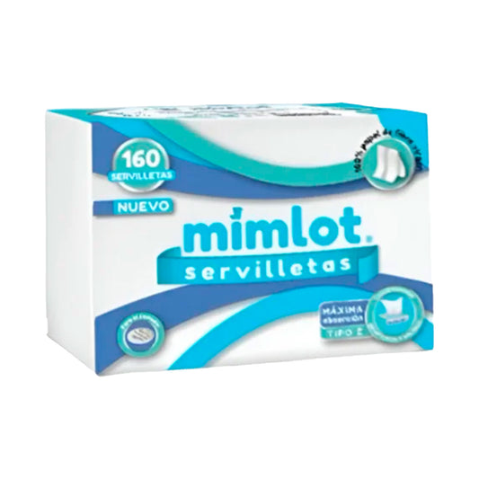 Servilletas Mimlot Tipo Z 160pcs | 20 Unidades