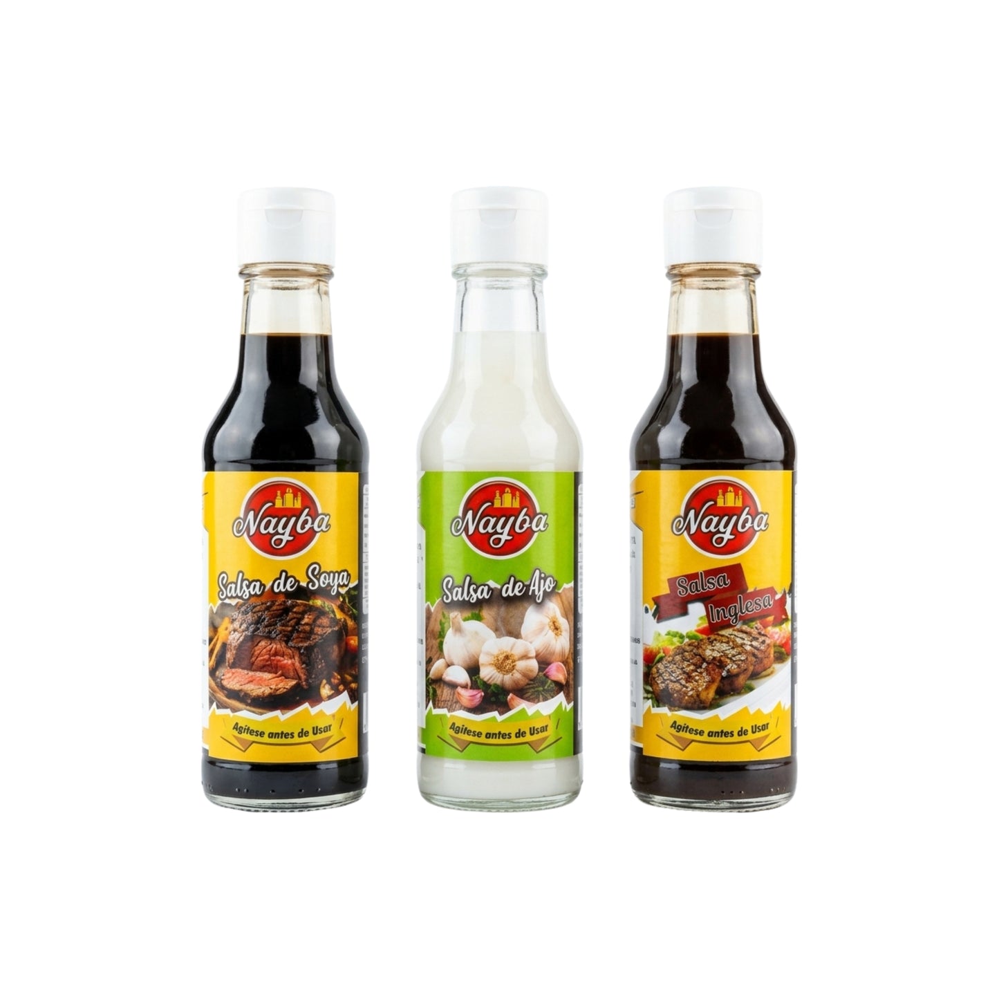 Tripack de Salsas Nayba 150ml | 8 Unidades