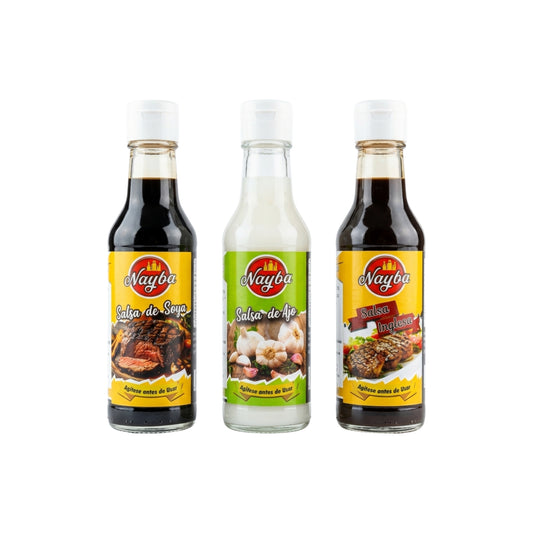 Tripack de Salsas Nayba 150ml | 8 Unidades