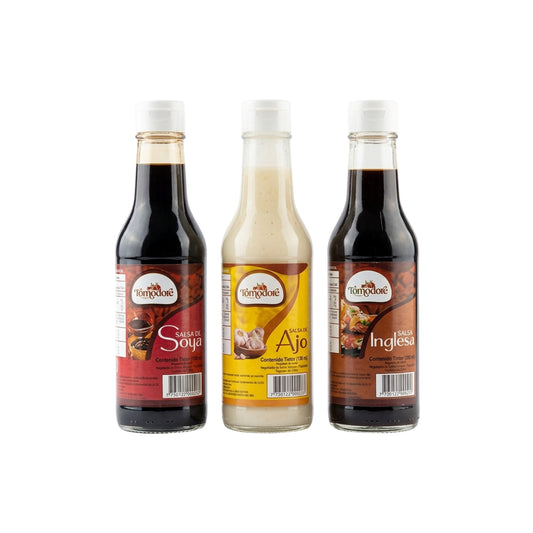 Tripack de Salsas Tomodore 150ml | 8 Unidades